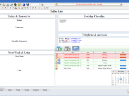 Main screen with different layout
